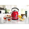 Ariete 2854 Moderna elektrinis virdulys, 2000 W, 1,7 l talpa, 360° belaidis, automatinio išjungimo sistema, nuimamas filtras, matomas vandens lygis, termometras, raudonas