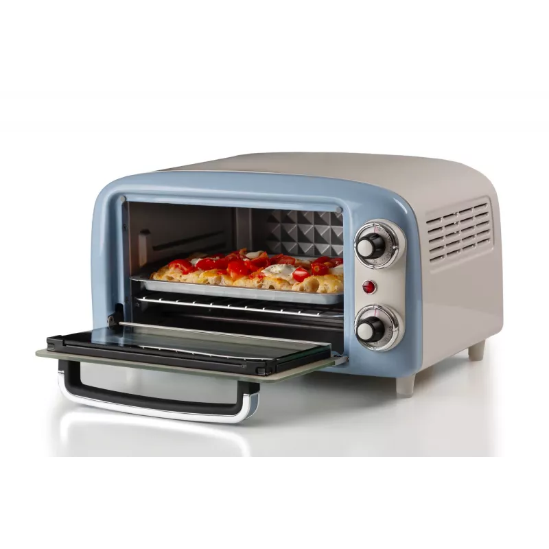 “Ariete 3919” elektrinė orkaitė “Vintage”, 800 W, 10 l talpa, dvigubas stiklas, retro, mėlyna