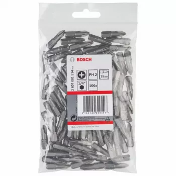 Atsuktuvo antgalis Bosch 2607001514 100 vnt. PH 2 25 mm šešiabriaunis