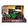 Monster Jam, oficialus Smash & Bash Grave Digger nuotolinio valdymo automobilis, skirtas vidaus ir lauko naudojimui, 1:15 mastelio taisomas monstrų sunkvežimis, žaislai berniukams ir mergaitėms nuo 4 metų