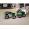Monster Jam, oficialus Smash & Bash Grave Digger nuotolinio valdymo automobilis, skirtas vidaus ir lauko naudojimui, 1:15 mastelio taisomas monstrų sunkvežimis, žaislai berniukams ir mergaitėms nuo 4 metų