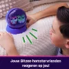 Interaktyvus žaislas – rutulys žiurkėnui Spinmaster Bitzee su 20+ skaitmeninių žiurkėnų, rieda ir reaguoja į prisilietimą, AA baterijos, įvairiaspalvis