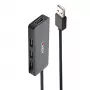 USB šakotuvas Lindy 4 prievadų USB 2.0 šakotuvas