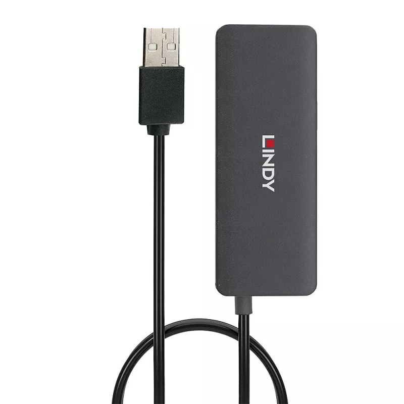 USB šakotuvas Lindy 4 prievadų USB 2.0 šakotuvas