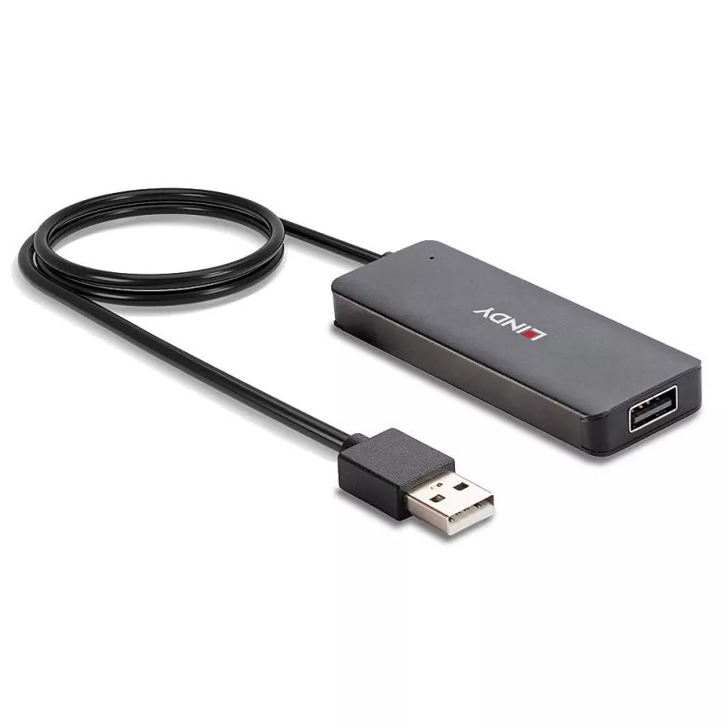 USB šakotuvas Lindy 4 prievadų USB 2.0 šakotuvas