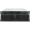 Serverio korpuso dėklas INTER-TECH IPC 4U-4708 — 4U, juodas, palaiko ATX/PS2 maitinimo bloką, 4x priekiniai 80 mm, 2x galiniai 80 mm, 2,5/3,5 colio HDD
