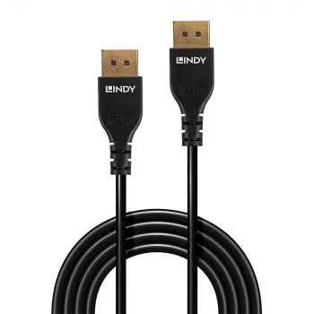 DisplayPort kabelis Lindy 2 m plonas DisplayPort 1.4 kabelis