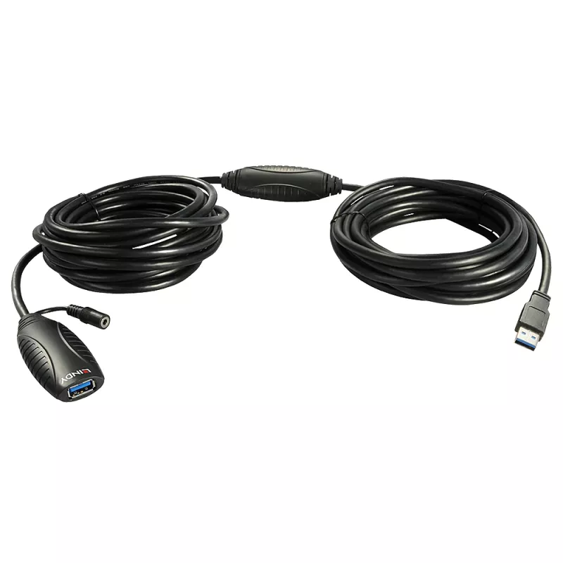 USB ilginamasis laidas Lindy 15 m USB 3.0 aktyvus ilgintuvas
