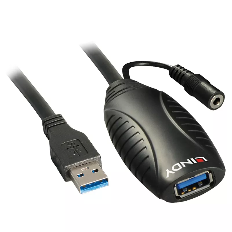 USB ilginamasis laidas Lindy 15 m USB 3.0 aktyvus ilgintuvas