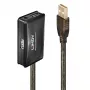 Lindy 10 m USB 2.0 aktyvus plėtimo šakotuvas, USB 2.0, USB 2.0, 480 Mbit/s, pilka, 28/24, 10 m