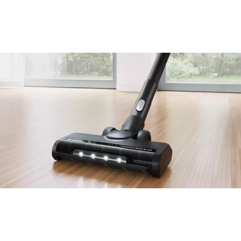 Bosch Serie 8 BSS825ALL belaidis dulkių siurblys / elektrinė šluota Baterija Sausas Be maišelio Juoda, Balta 5 Ah