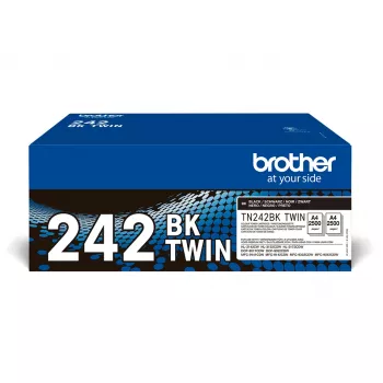 Dažančiosios juostelės kasetė „Brother TN-242BKTWIN“ 3000 puslapių, juoda