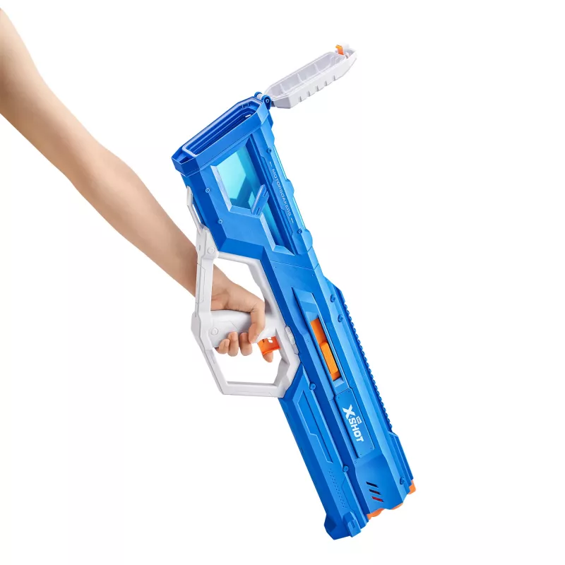 Zuru vandens šautuvas Mega Pulse Motor Soaker XSHOT — maitinamas baterijomis motorizuotas vandens šautuvas (modelis 118159)