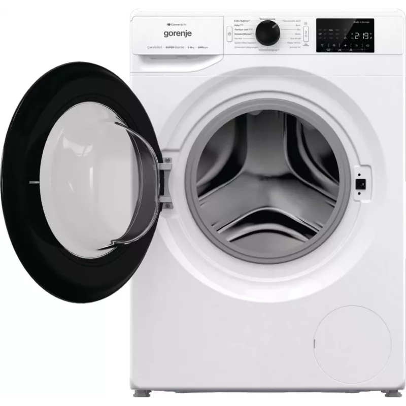 Gorenje WPNEI84A1TS skalbimo mašina Įkraunama iš priekio 8 kg 1400 aps./min Balta