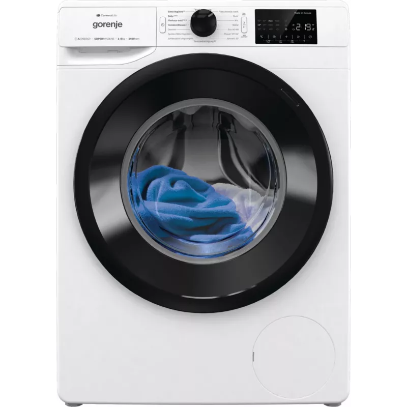 Gorenje WPNEI84A1TS skalbimo mašina Įkraunama iš priekio 8 kg 1400 aps./min Balta
