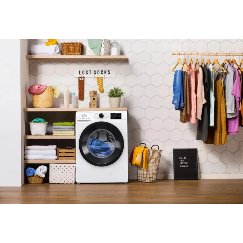 Gorenje WPNEI84A1TS skalbimo mašina Įkraunama iš priekio 8 kg 1400 aps./min Balta
