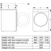 Gorenje WPNEI84A1TS skalbimo mašina Įkraunama iš priekio 8 kg 1400 aps./min Balta