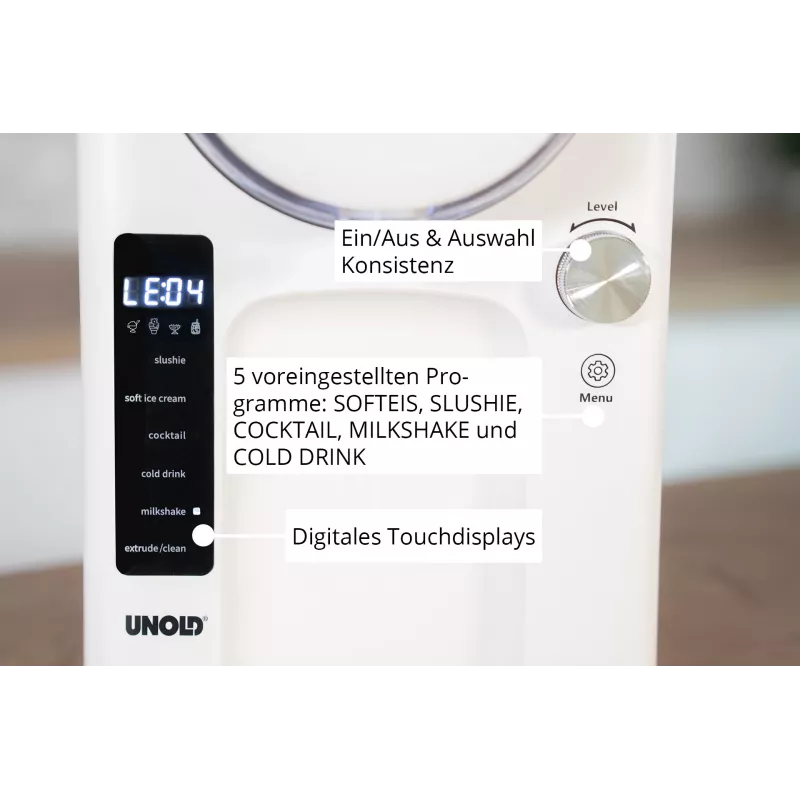 Unold 2in1 ledo ir minkštų ledų aparatas Sofie 48950 2 L 150 W