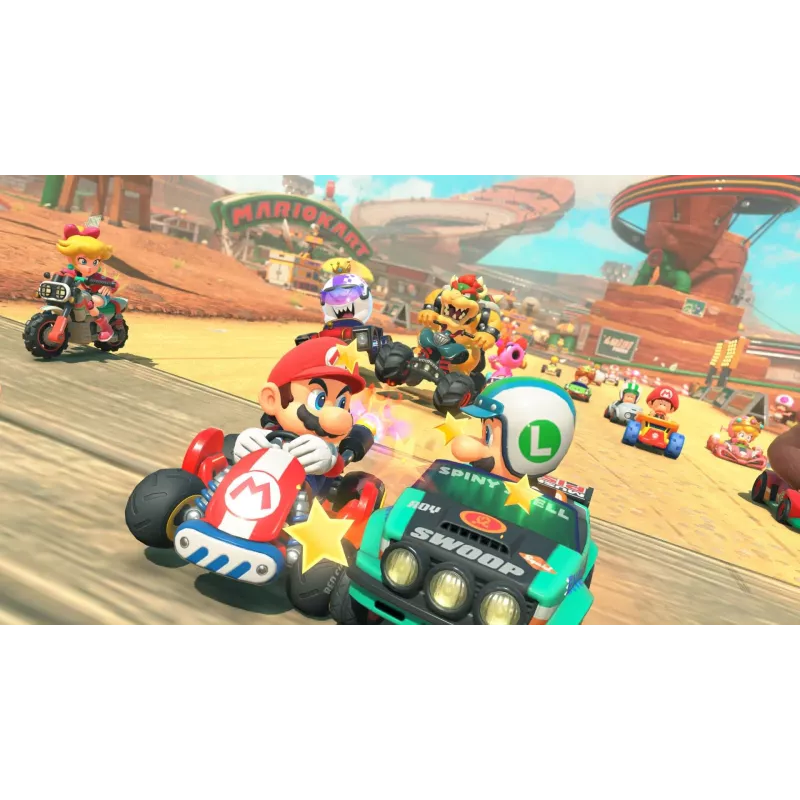 Nintendo Mario Kart World Standard Supaprastinta kinų, vokiečių, anglų, ispanų, prancūzų, italų, japonų, korėjiečių, portugalų, rusų Nintendo Switch 2
