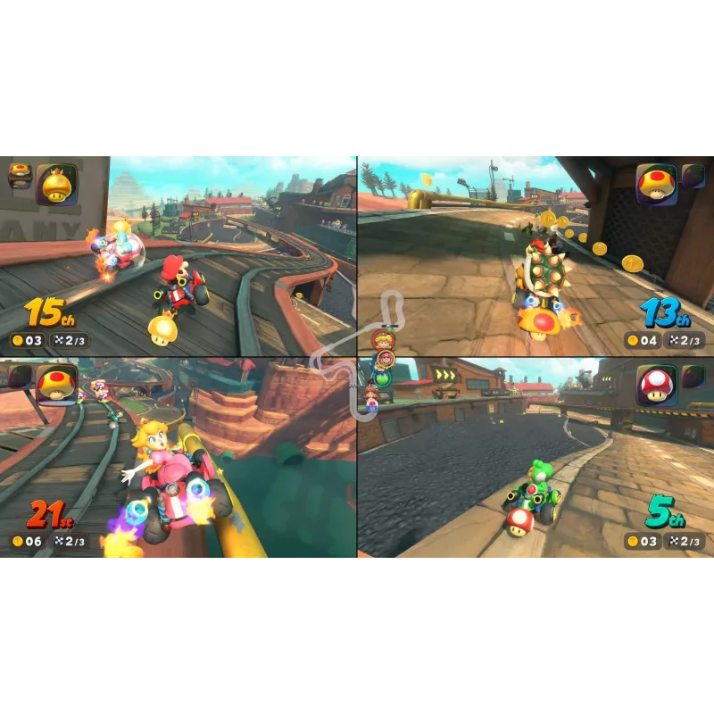 Nintendo Mario Kart World Standard Supaprastinta kinų, vokiečių, anglų, ispanų, prancūzų, italų, japonų, korėjiečių, portugalų, rusų Nintendo Switch 2