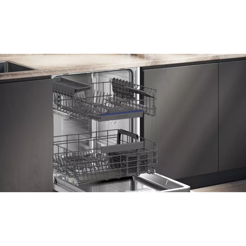 Siemens SN63HX14AE indaplovė, visiškai įmontuojama, 13 komplektų