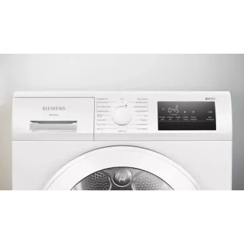 Siemens iQ300 WT45HVA4 skalbinių džiovyklė Laisvai pastatoma Priekinis pakrovimas 8 kg Balta