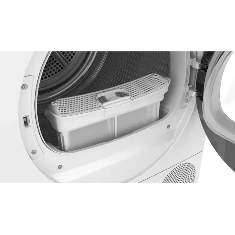 Siemens iQ300 WT45HVA4 skalbinių džiovyklė Laisvai pastatoma Priekinis pakrovimas 8 kg Balta