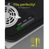 Heatsink ICY BOX IB-M2HS-PS5, skirtas PlayStation 5, juodas, 27 mm x 76 mm x 9 mm