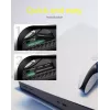Heatsink ICY BOX IB-M2HS-PS5, skirtas PlayStation 5, juodas, 27 mm x 76 mm x 9 mm
