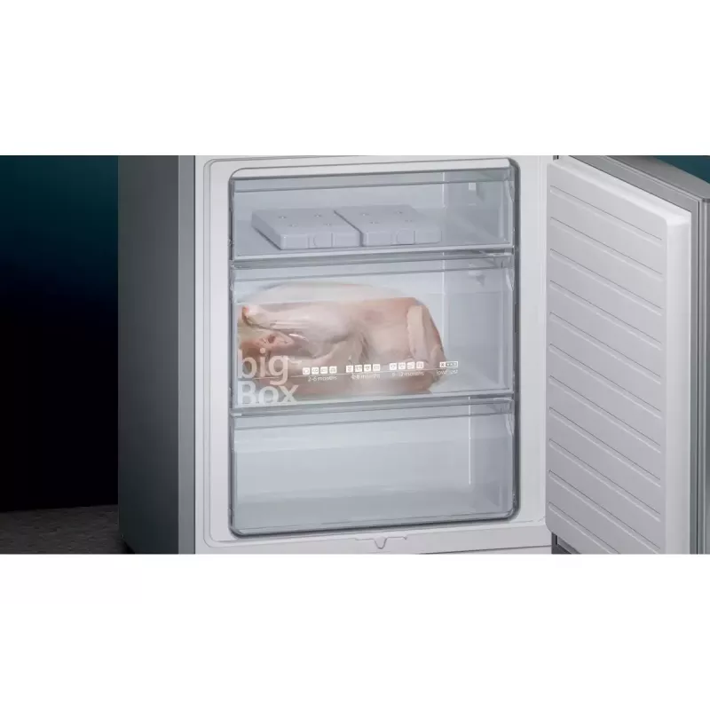 Siemens KG49EAICA šaldytuvas-šaldiklis Laisvai pastatomas 419 l Nerūdijantis plienas