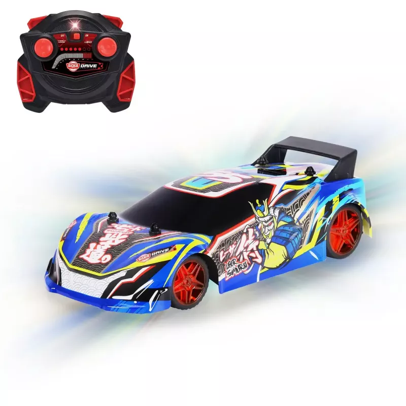 Radijo bangomis valdomas automobilis Simba-Dickie Dickie RC Laser Samurai masteliu 1:20
