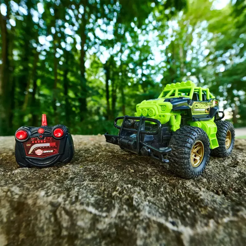 Radijo bangomis valdomas krokodilo žaislas Simba-Dickie Croc Commander 1:18 masteliu