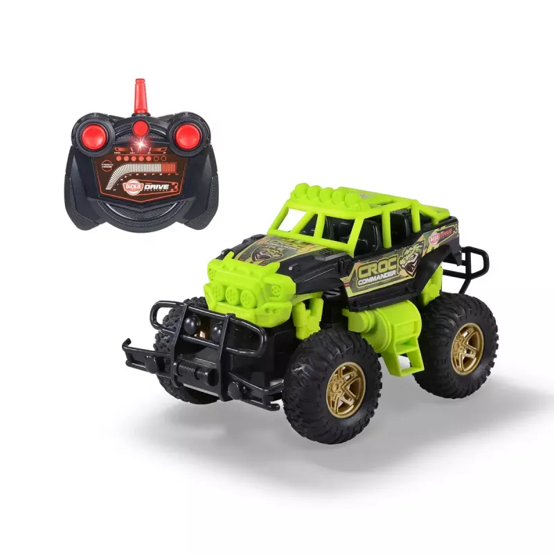 Radijo bangomis valdomas krokodilo žaislas Simba-Dickie Croc Commander 1:18 masteliu