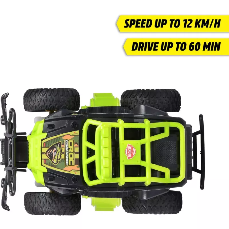 Radijo bangomis valdomas krokodilo žaislas Simba-Dickie Croc Commander 1:18 masteliu