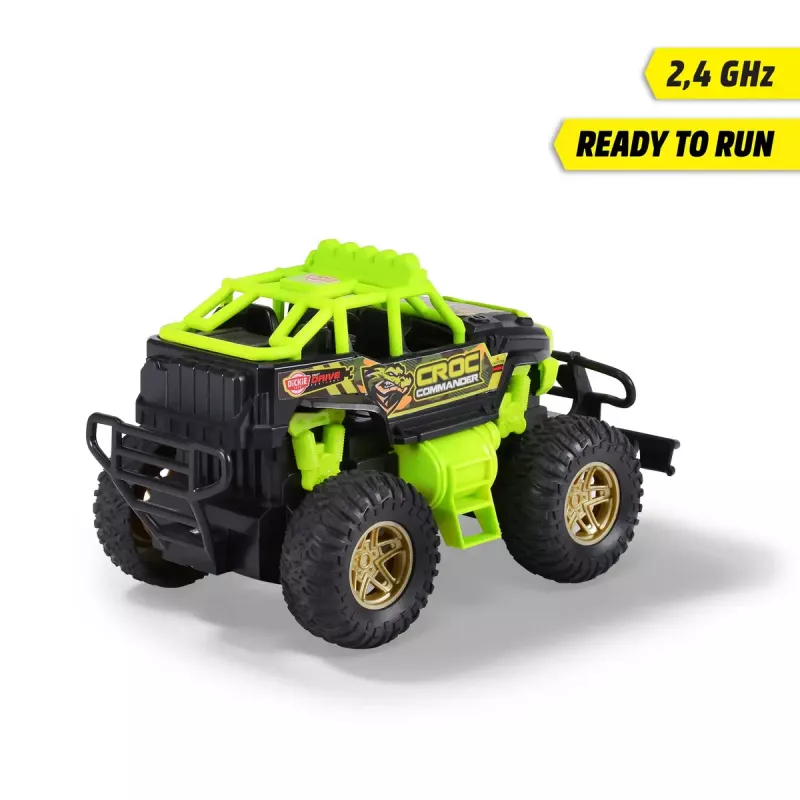 Radijo bangomis valdomas krokodilo žaislas Simba-Dickie Croc Commander 1:18 masteliu