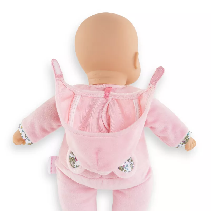 Minkštas žaislas meškiukas Simba‑Dickie Corolle Mon Doudou Corolle Sweetheart rožinis — paguodos pliušinė lėlė