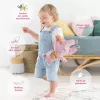 Minkštas žaislas meškiukas Simba‑Dickie Corolle Mon Doudou Corolle Sweetheart rožinis — paguodos pliušinė lėlė