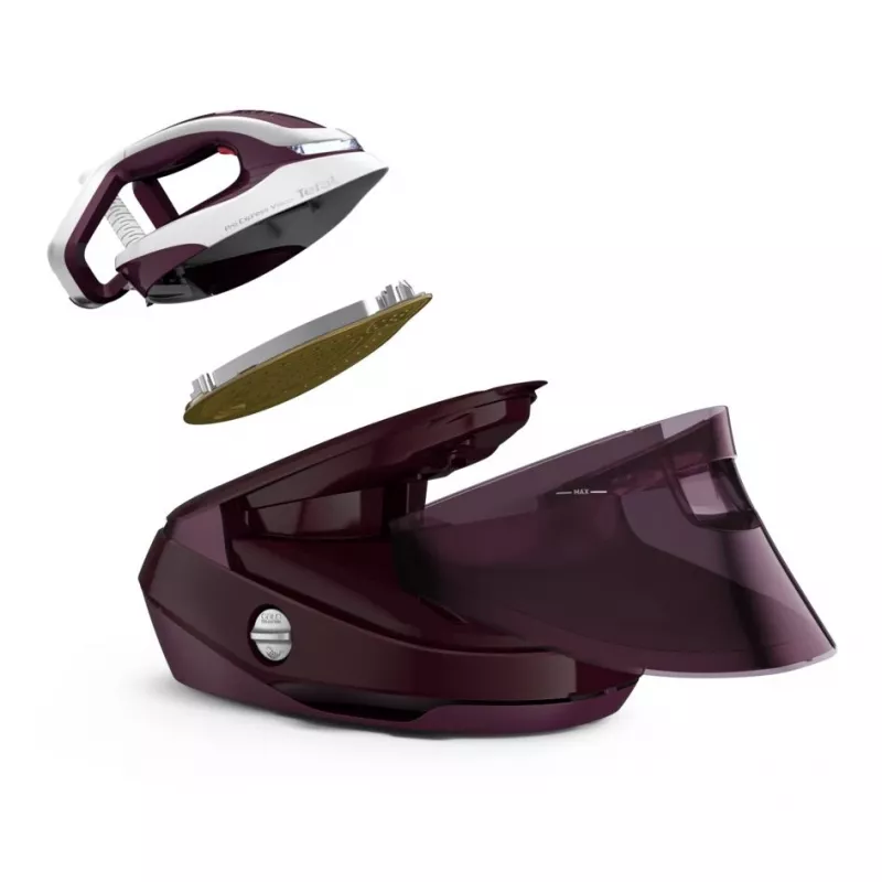 Tefal Pro Express Vision GV9810 3000 W 1,1 L Durilium AirGlide Autoclean padas Raudona, Balta