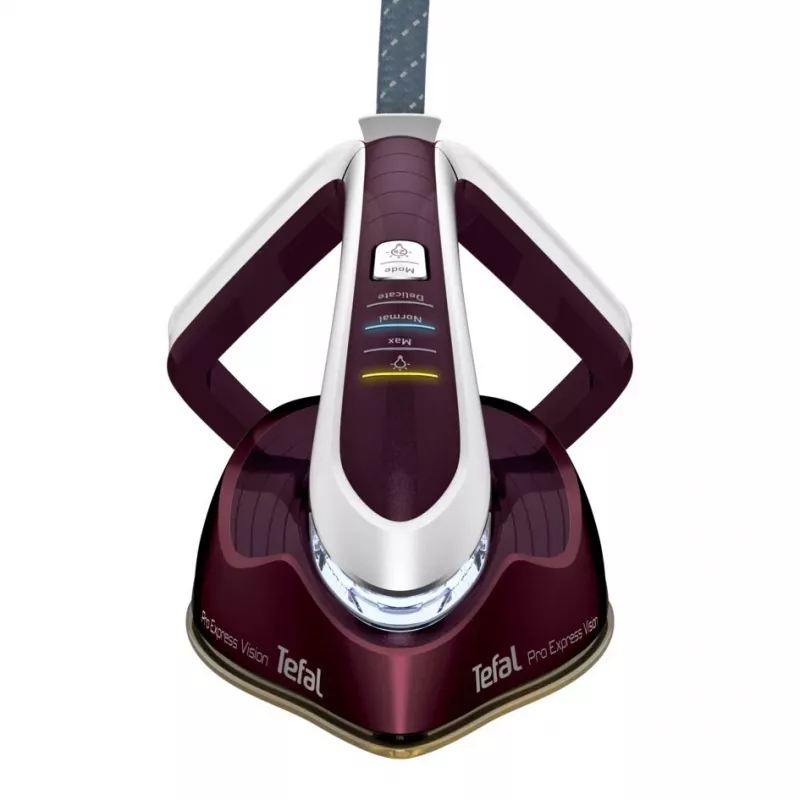 Tefal Pro Express Vision GV9810 3000 W 1,1 L Durilium AirGlide Autoclean padas Raudona, Balta