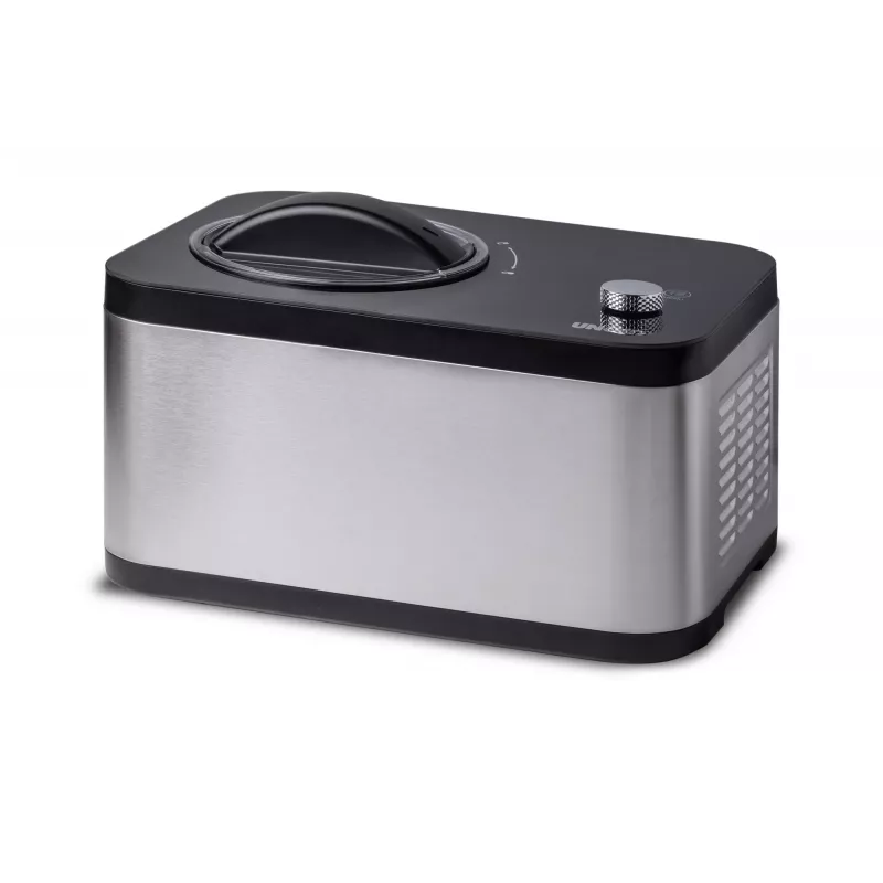 Unold 48826 Eismaschine & Joghurtbereiter EVA kompresorinis ledų aparatas 1,5 L 120 W juoda, nerūdijantis plienas