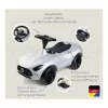 Važinėjamas automobilis Simba-Dickie BIG Mercedes-AMG GT sidabrinės/juodos spalvos – vaikiška stumdoma/minama transporto priemonė