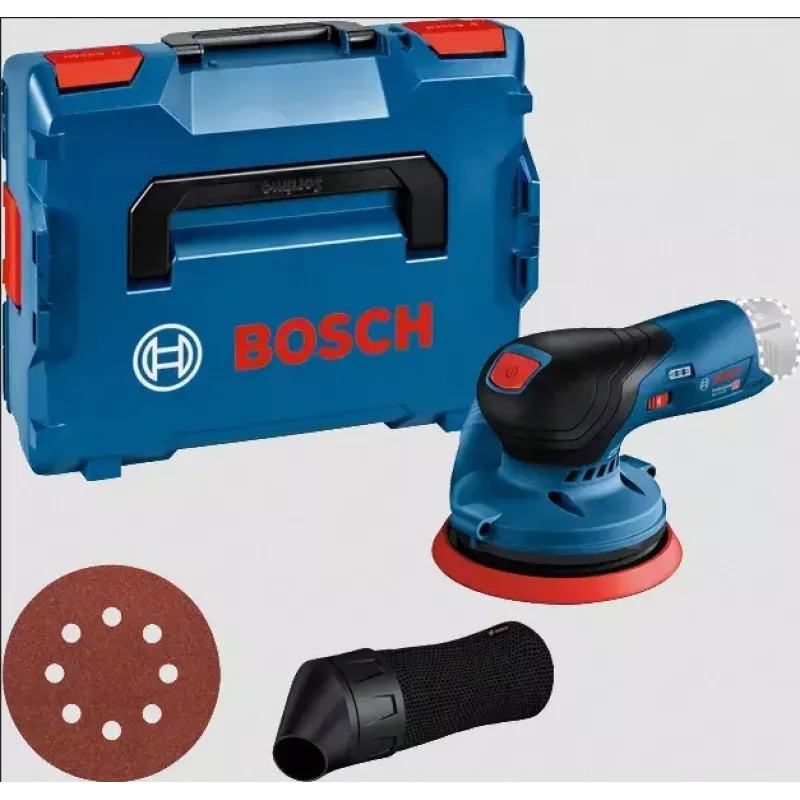 Bosch GEX 12V-125 Professional diskinis šlifuoklis 10000 aps./min 20000 svyravimų/min juoda, mėlyna, raudona