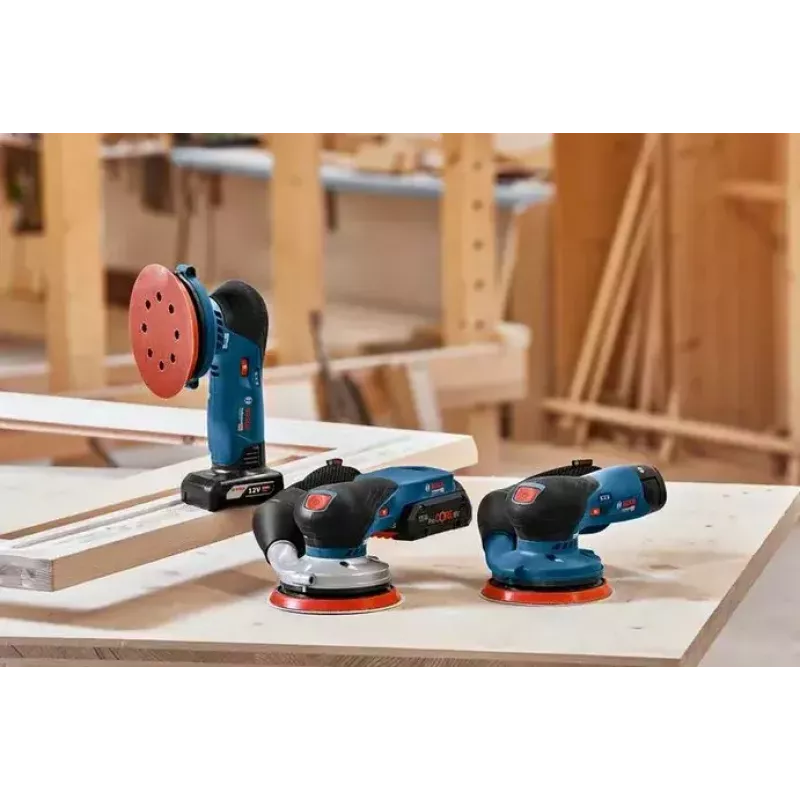 Bosch GEX 12V-125 Professional diskinis šlifuoklis 10000 aps./min 20000 svyravimų/min juoda, mėlyna, raudona