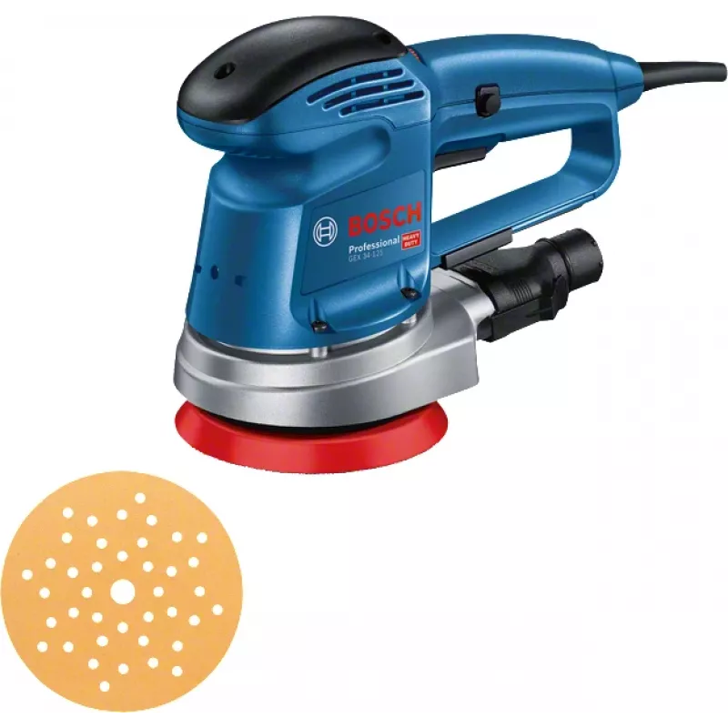 Bosch GEX 34-125 kartoninis ekscentrinis šlifuoklis 0601372300