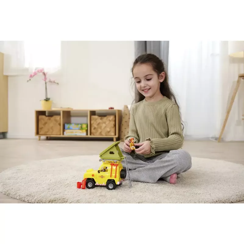 Žaislinis visureigis Simba‑Dickie Fireman Sam su stogo palapine — modelis 109252653, žaidimų rinkinys
