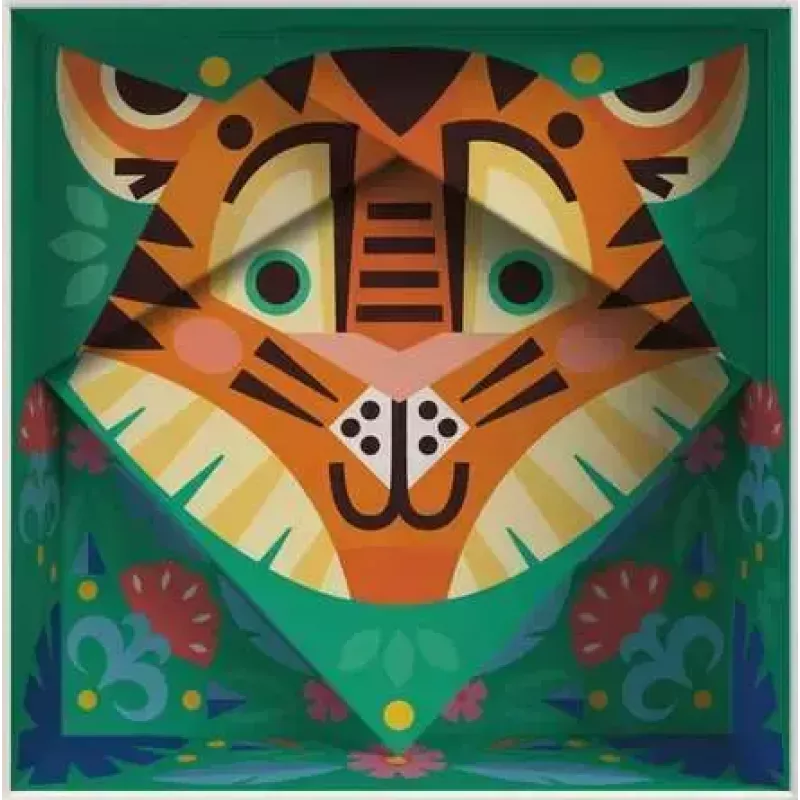 Tapybos rinkinys Ravensburger CreArt Do it together – Tigras (bendra tapybos veikla) 25863