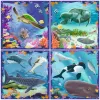 Dėlionė Ravensburger UP! Jūros gyvūnai — 64, 72, 81, 90 dalių rinkinys