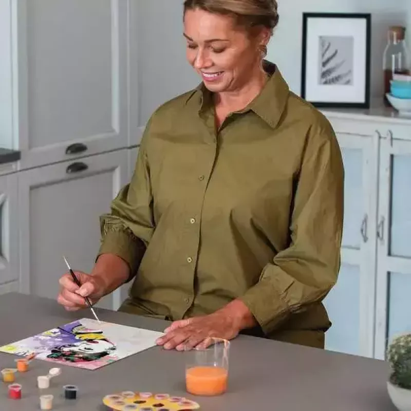Puzzle piešimo rinkinys Ravensburger CreArt Premium — Audrey Hepburn (Ravensburger 25526)