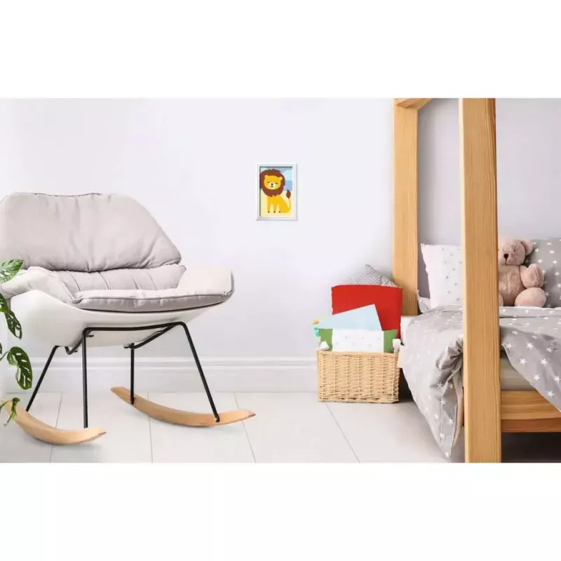 Piešimo rinkinys Ravensburger CreArt Mažasis liūtas – vaikų piešimo pagal numerius rinkinys