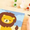 Piešimo rinkinys Ravensburger CreArt Mažasis liūtas – vaikų piešimo pagal numerius rinkinys